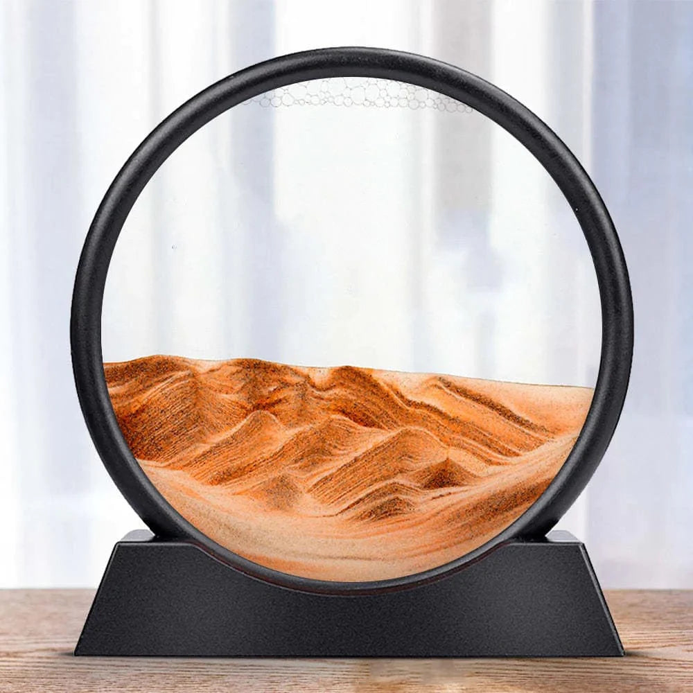 Cadre de Sable en 3D - Art Mouvant et Décoratif