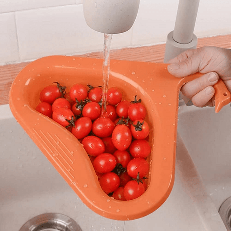 Passoire d'évier triangulaire de cuisine Swan Drain Rack