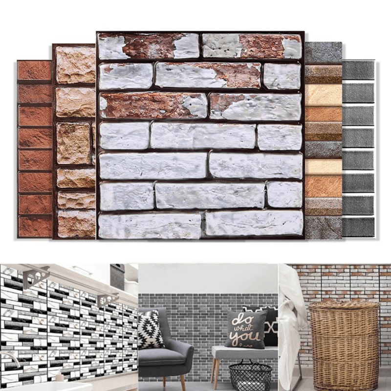 Carreaux Adhésifs 3D Ultra-Réalistes