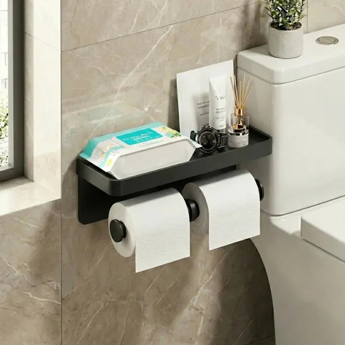 Porte-Papier Toilettes Multifonction en alliage aluminium Ma boutique