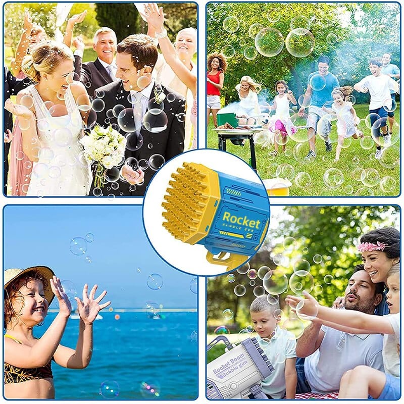 Bazooka à Bulles - Machine à bulles LED pour enfants