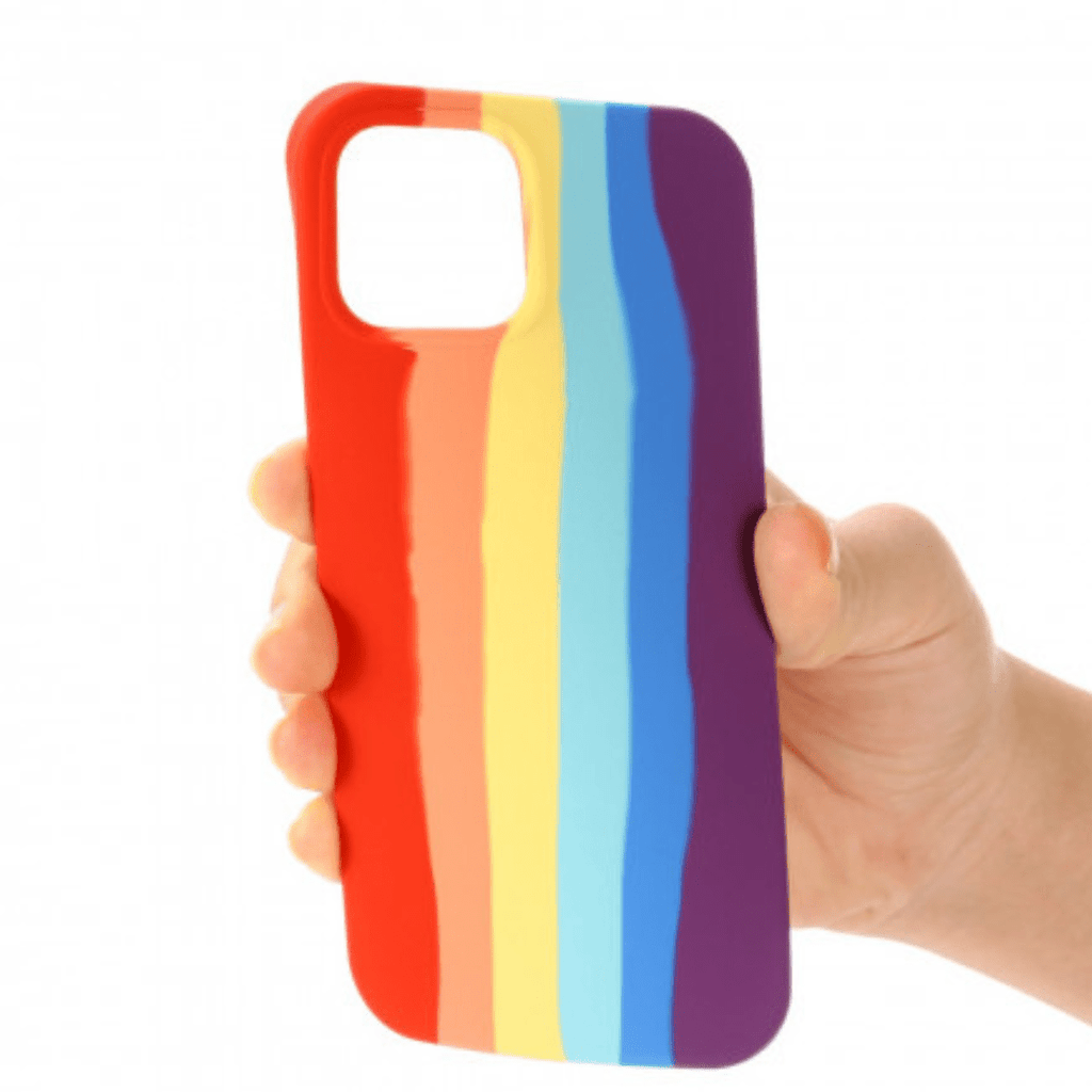 Coque Protectrice Arc-en-Ciel pour iPhone - Maman Cadeau