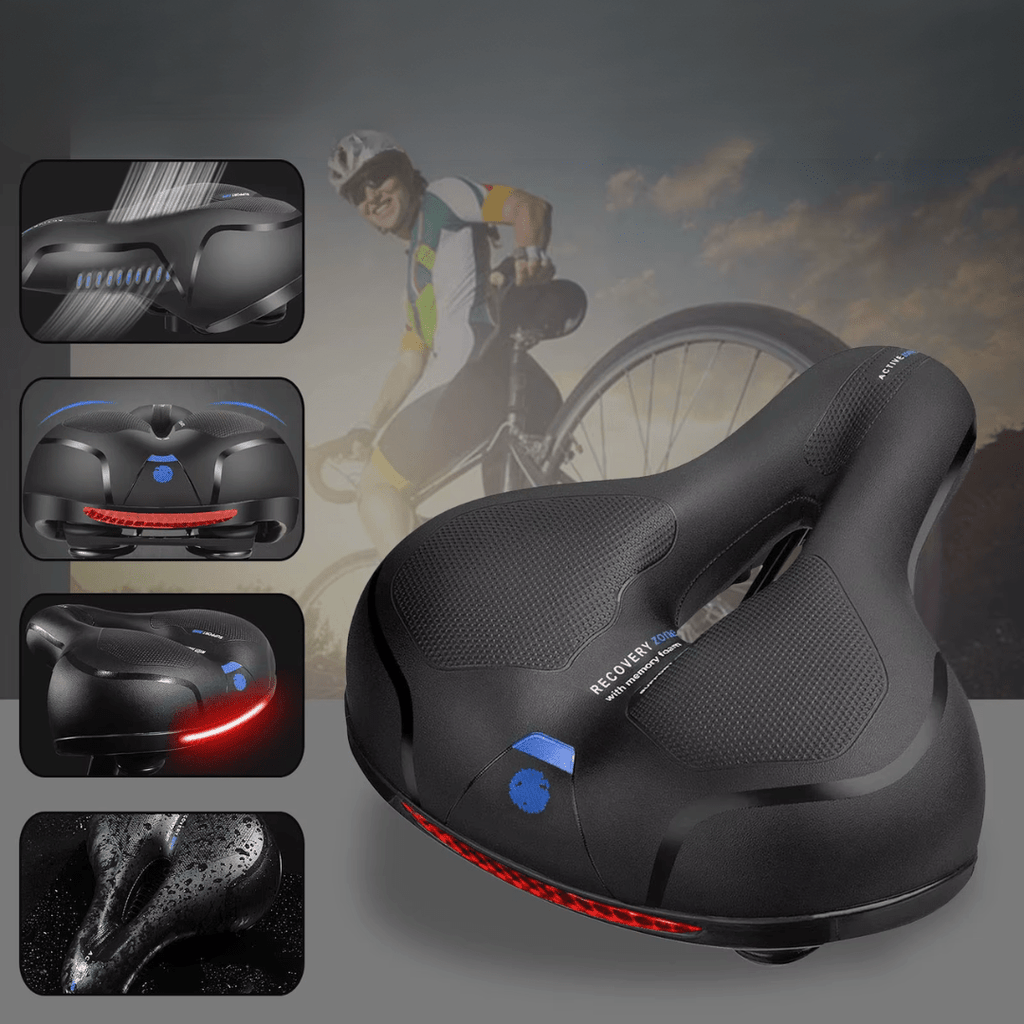 Selle de Vélo Premium Rembourrée - Confort et Ergonomie