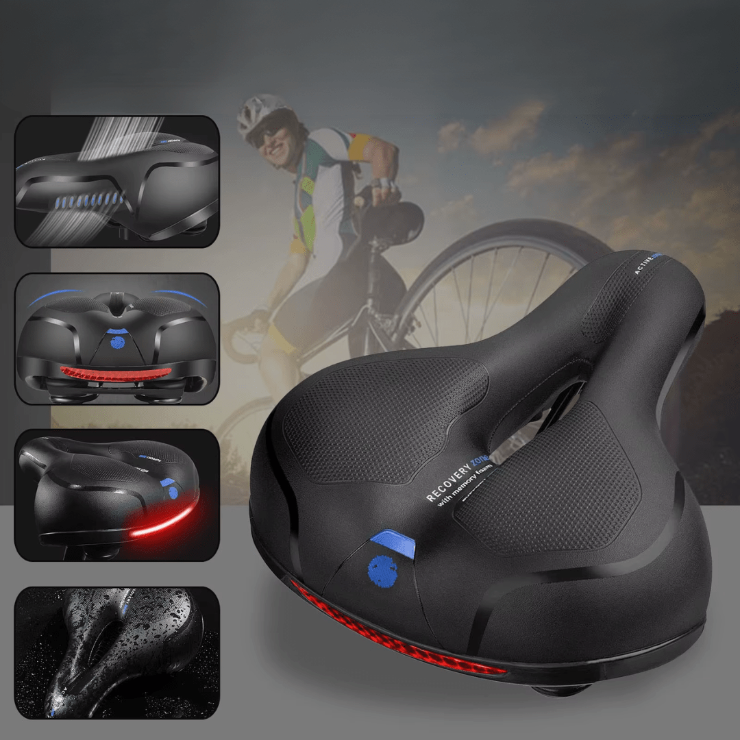 Selle de Vélo Premium Rembourrée - Confort et Ergonomie