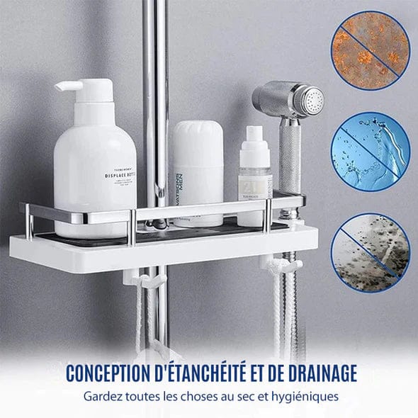 Étagère de Douche Multi-Usage Anti-Rouille
