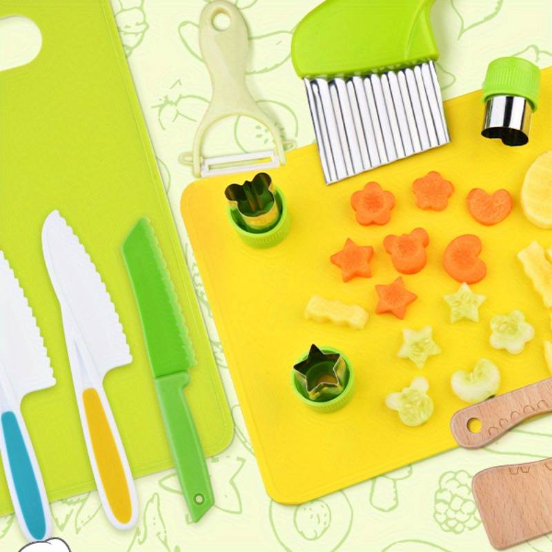 Ensemble d'Accessoires de Cuisine Sécurisés pour Enfants - Lot de 10 + 3 Offerts