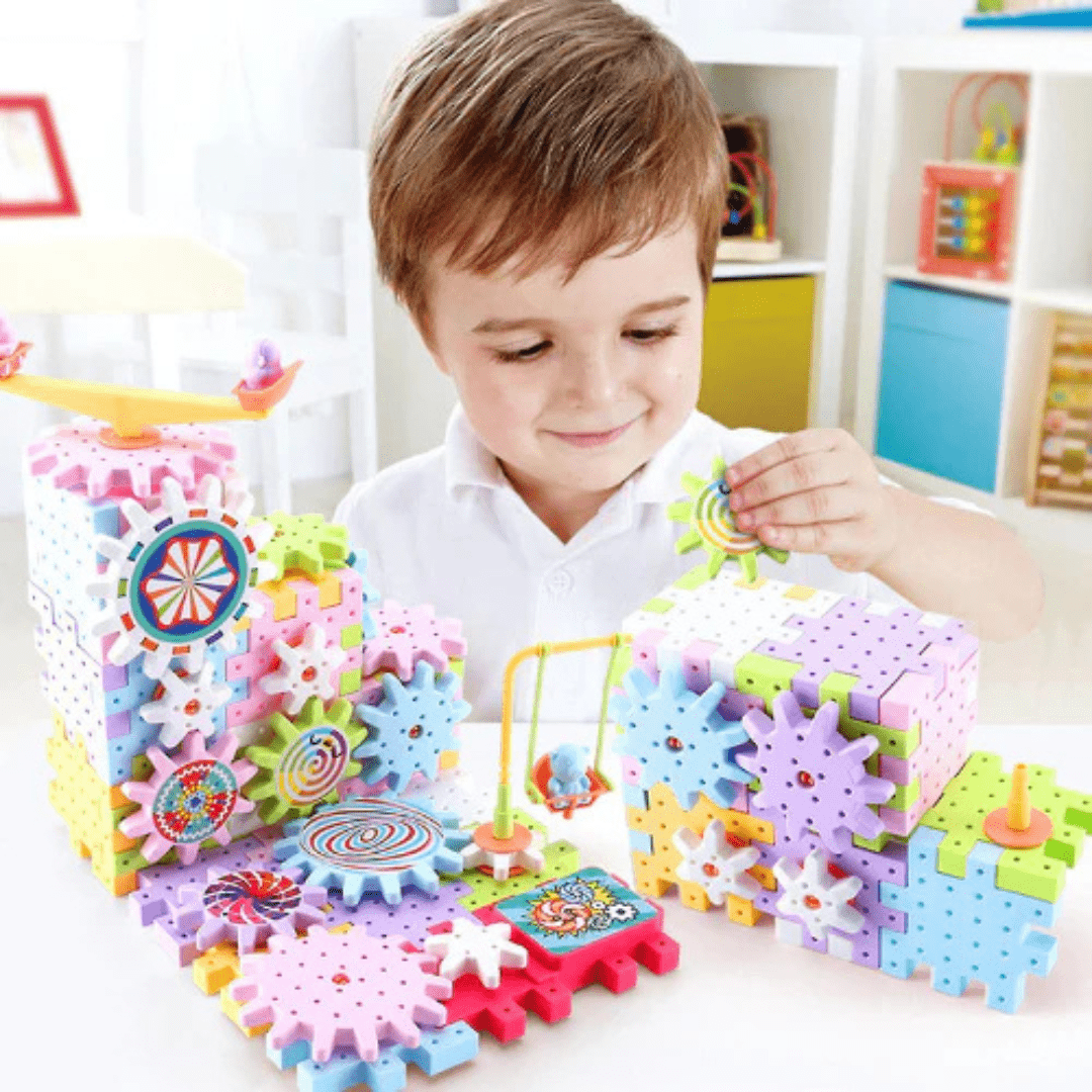 Set de Briques Ingénieuses et Éducatives pour Enfants - Maman Cadeau