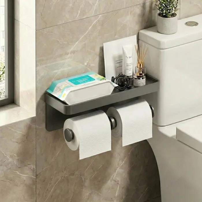 Porte-Papier Toilettes Multifonction en alliage aluminium Ma boutique