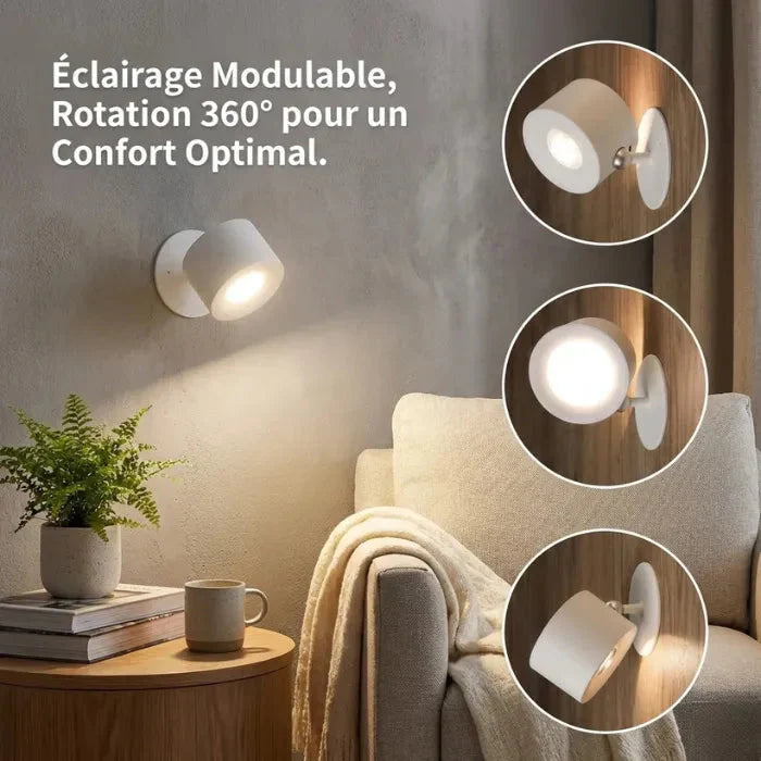 Lampe murale LED sans fil Ma boutique