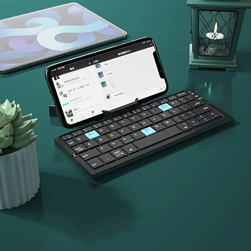 Mini Clavier Bluetooth Pliable Compact - Maman Cadeau