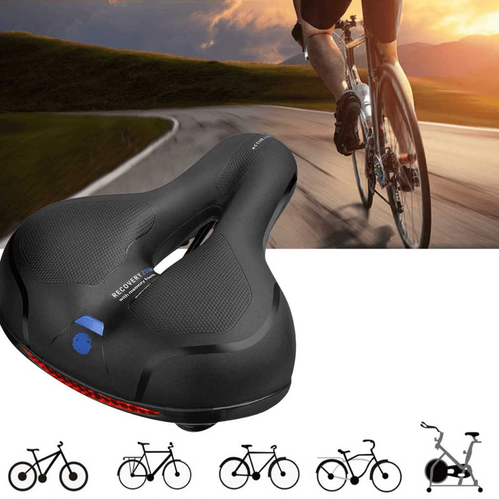 Selle de Vélo Premium Rembourrée - Confort et Ergonomie