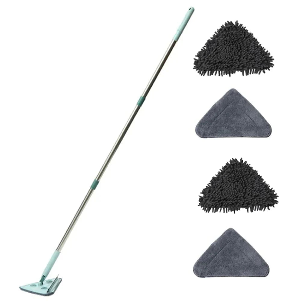Serpillière triangulaire extensible avec tête pivotante 360°