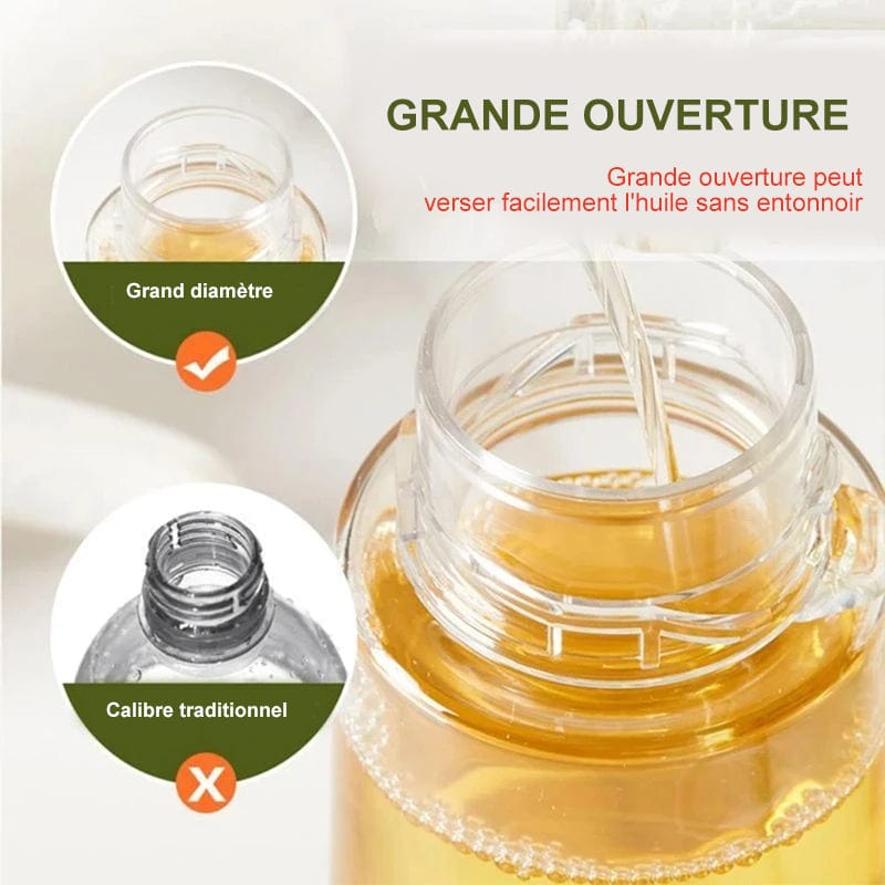 Bouteille de Pulvérisation d'Huile à Pression d'Air - Atomiseur de Cuisine Pratique