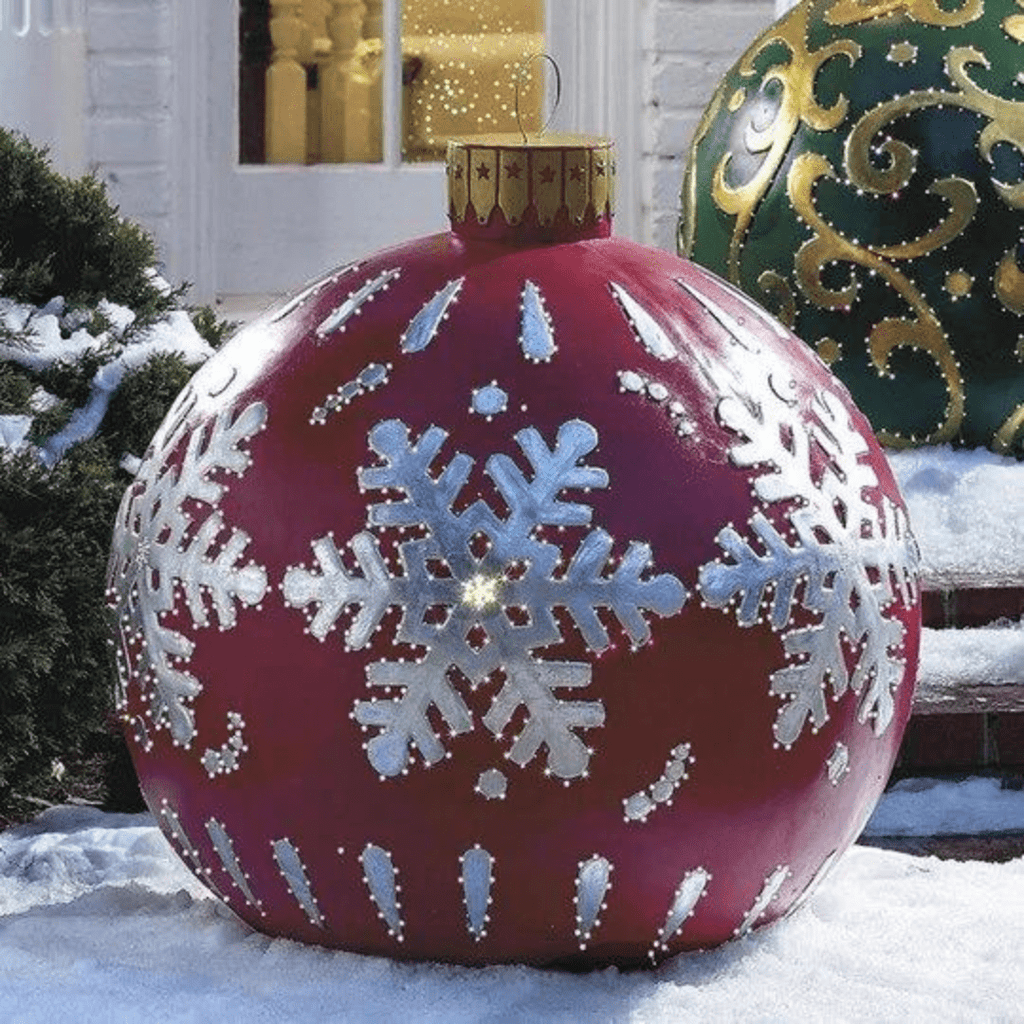 Boules de Noël XXL Gonflables - Décoration Féerique