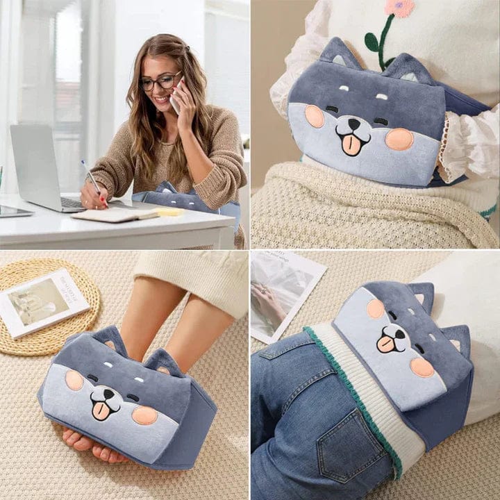 Coussin Chauffant Soulageant avec Ceinture et Bouillotte Offerte