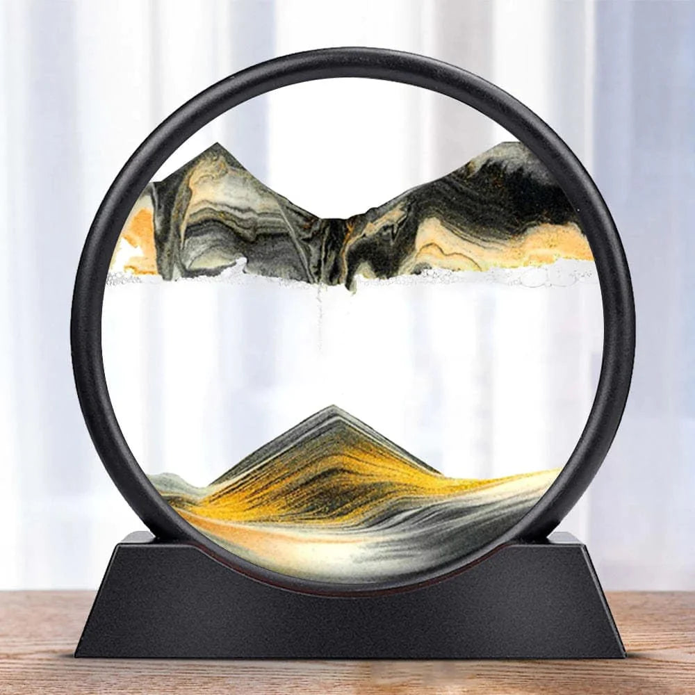 Cadre de Sable en 3D - Art Mouvant et Décoratif
