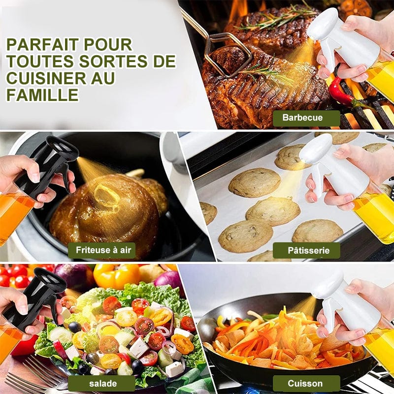 Bouteille de Pulvérisation d'Huile à Pression d'Air - Atomiseur de Cuisine Pratique