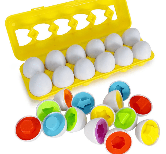 Puzzle d'œufs 3D éducatif pour enfants