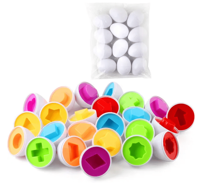 Puzzle d'œufs 3D éducatif pour enfants