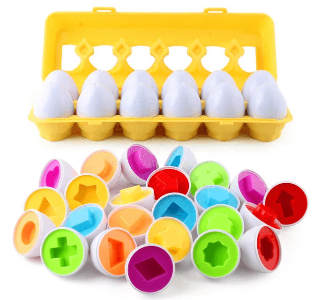 Puzzle d'œufs 3D éducatif pour enfants