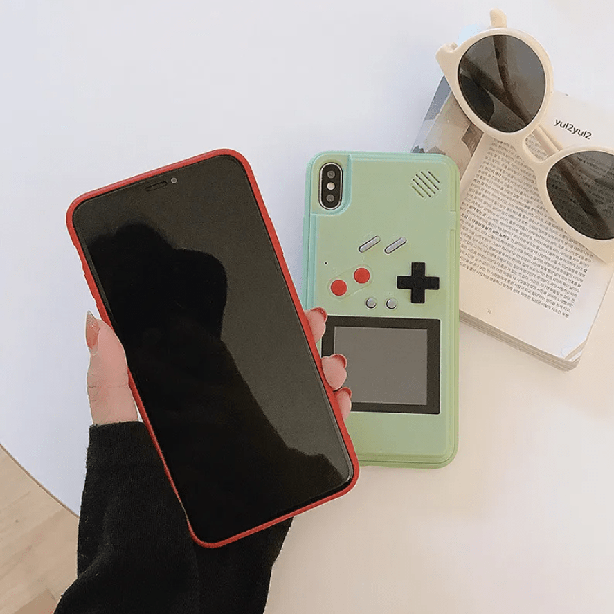 Coque Retro-Gaming pour iPhone avec 36 Jeux Intégrés