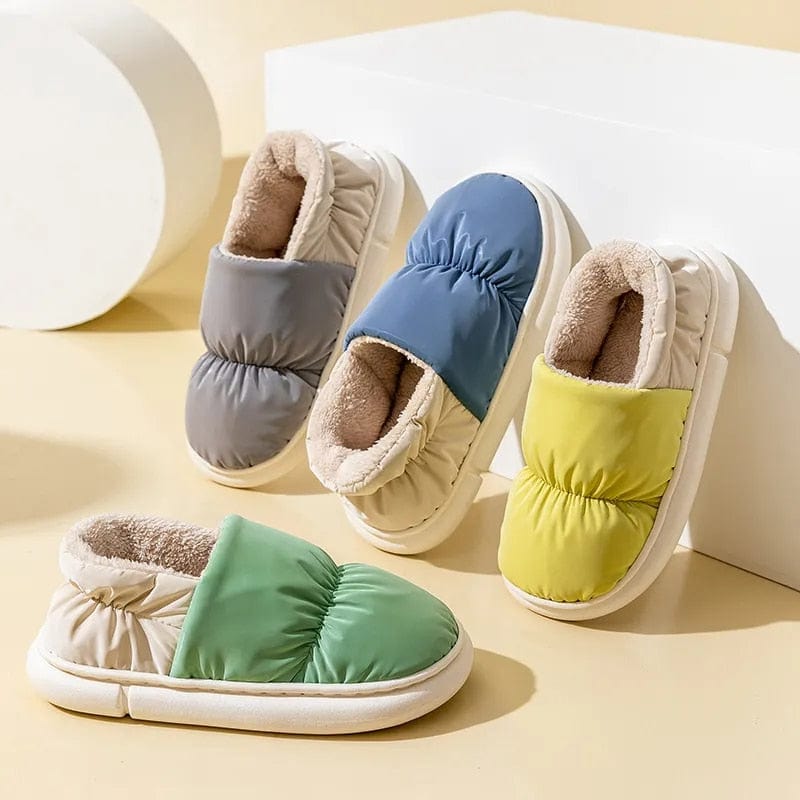 Pantoufles D'hiver Doudoune Thermiques