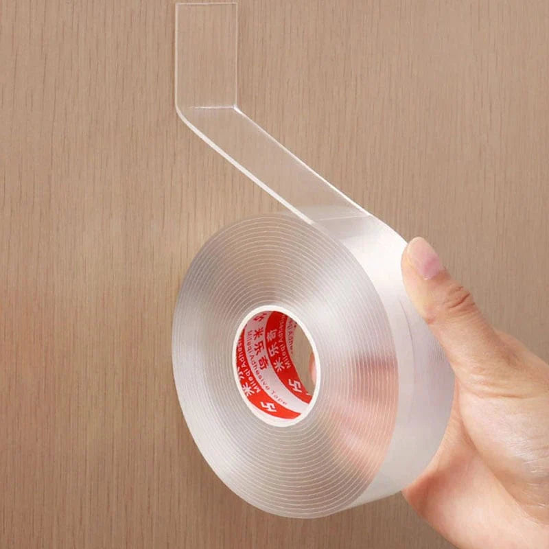 Ruban adhésif double face transparent magique - Fixation ultra forte