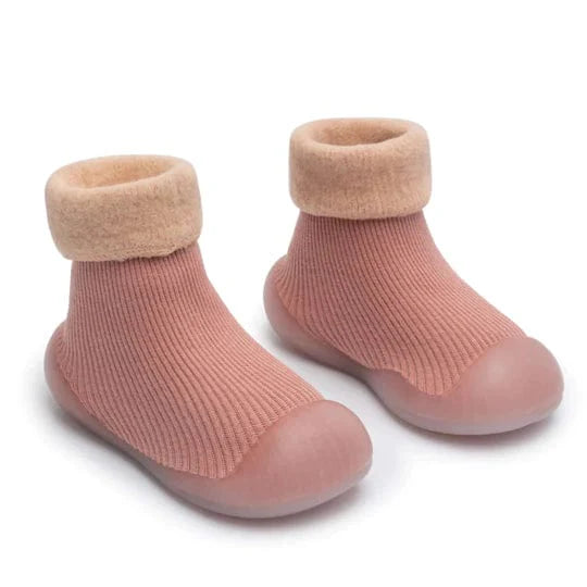 Chaussettes antidérapantes pour bébés - Premiers pas en sécurité