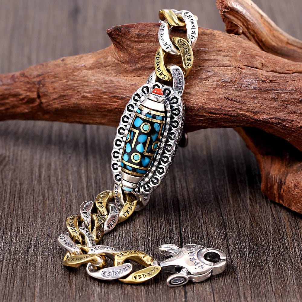 Bracelet Turquoise Spirituel Apaisant Maman Cadeau