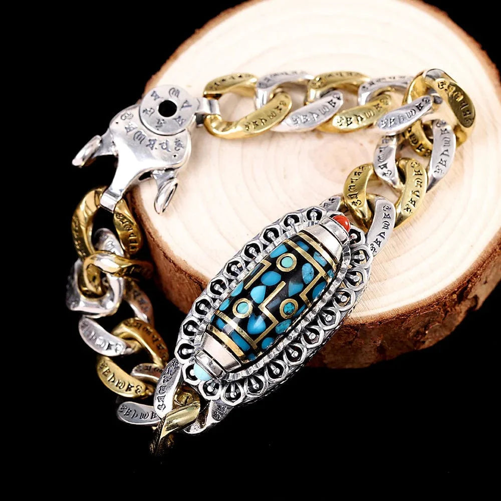 Bracelet Turquoise Spirituel Apaisant Maman Cadeau