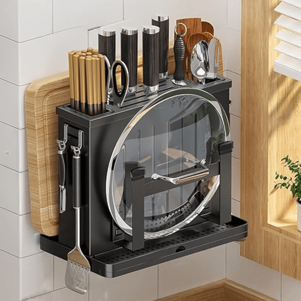 Étagère de Rangement de Cuisine Pratique et Polyvalente