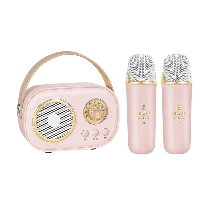 Haut-Parleur Bluetooth Karaoké Portable avec Mini Micros Offerts