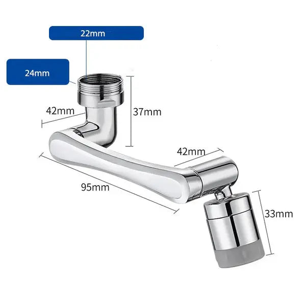 Rallonge de robinet pivotant - Acier Inoxydable Ma boutique