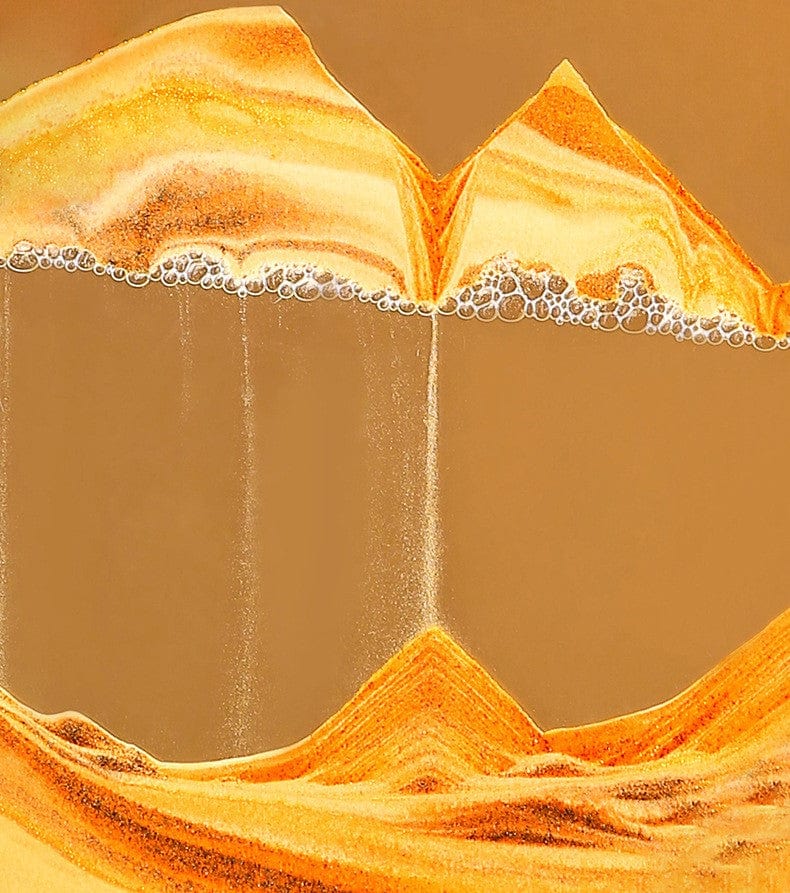 Cadre de Sable en 3D - Art Mouvant et Décoratif