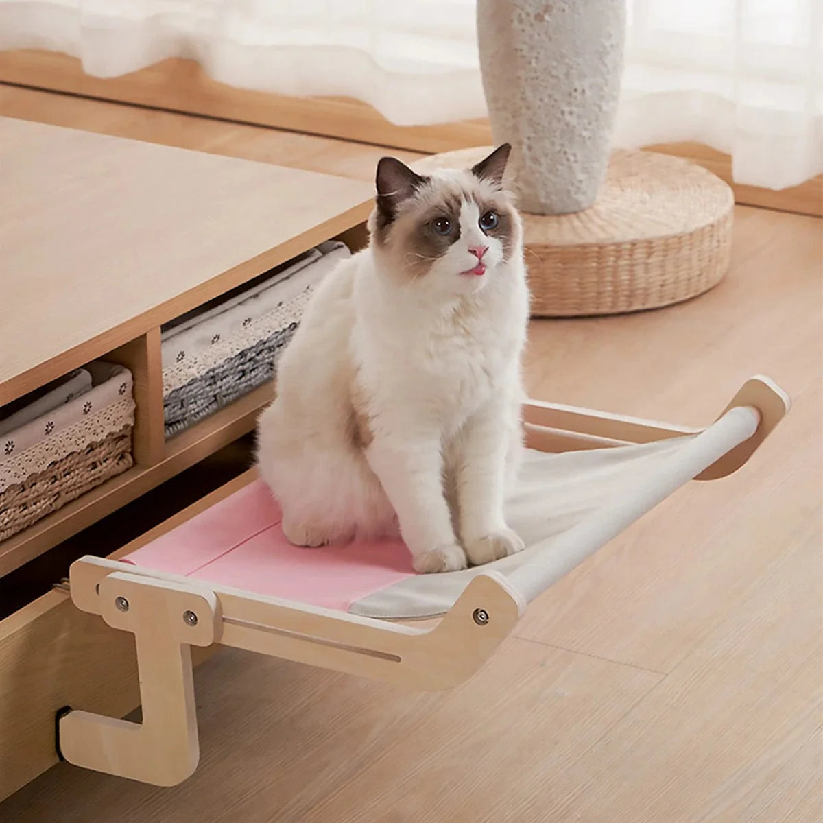 Hamac Pour Chat Luxueux Ultra-Pratique - Maman Cadeau