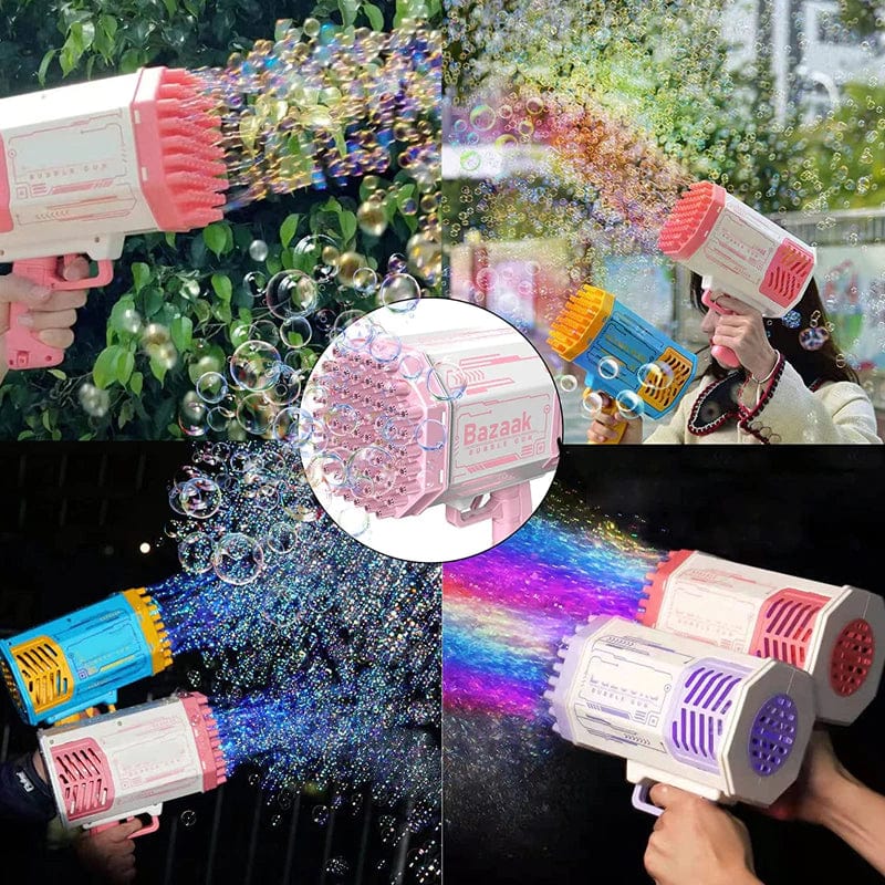 Bazooka à Bulles - Machine à bulles LED pour enfants