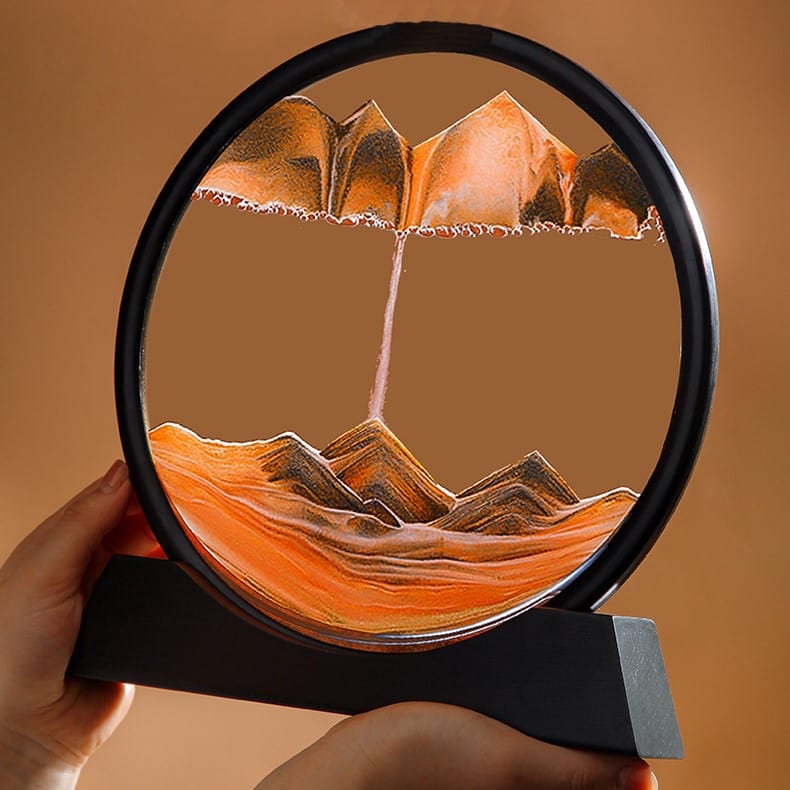 Cadre de Sable en 3D - Art Mouvant et Décoratif