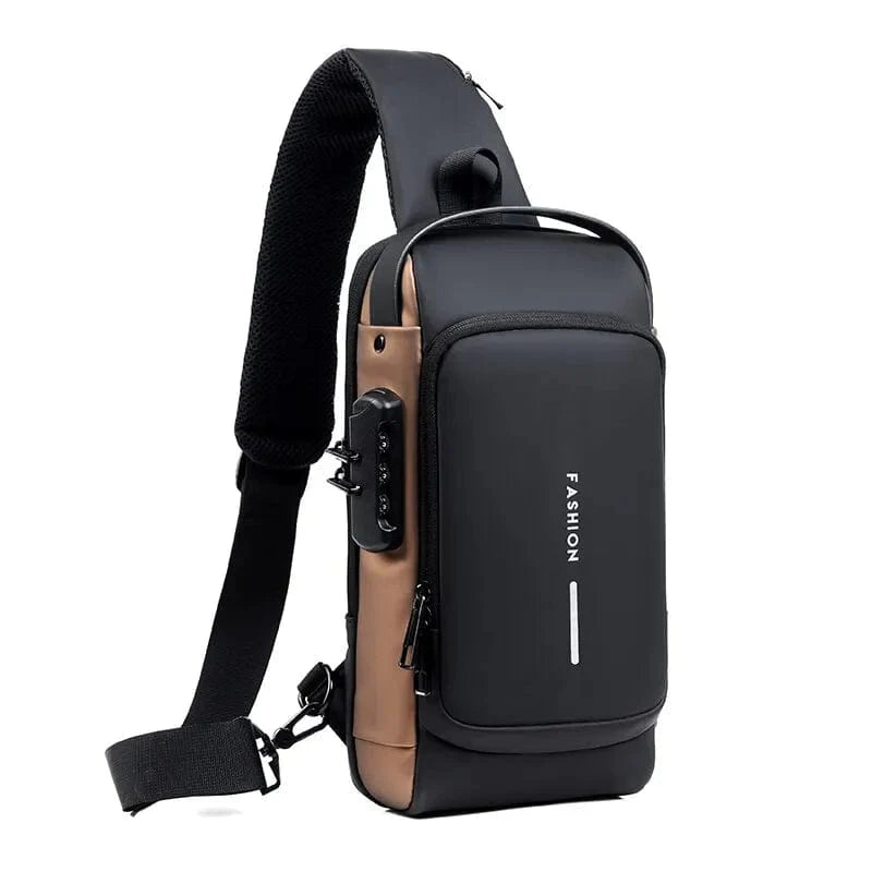 Sac à Bandoulière Multifonctionnel avec Port USB Intégré