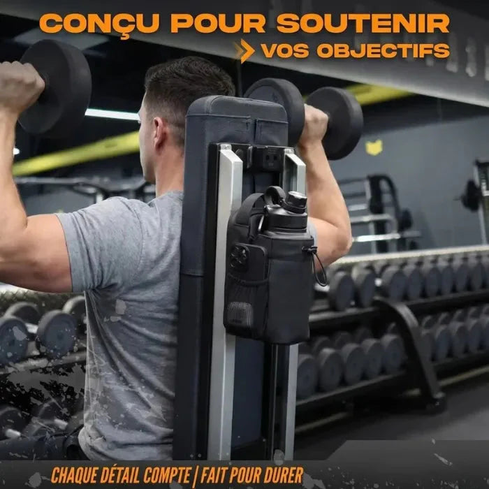 Sac de Sport Magnétique avec Porte-bouteille Meko France