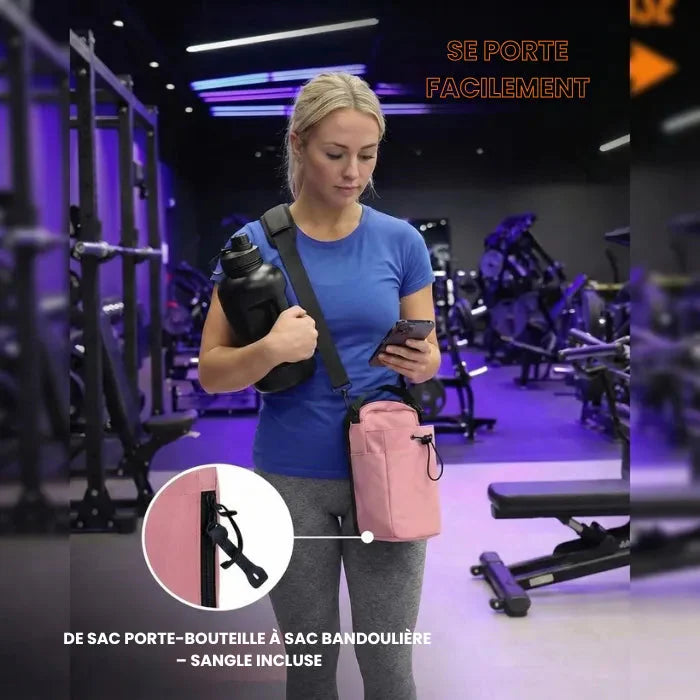 Sac de Sport Magnétique avec Porte-bouteille Meko France