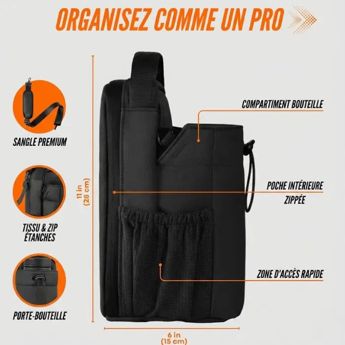Sac de Sport Magnétique avec Porte-bouteille Meko France
