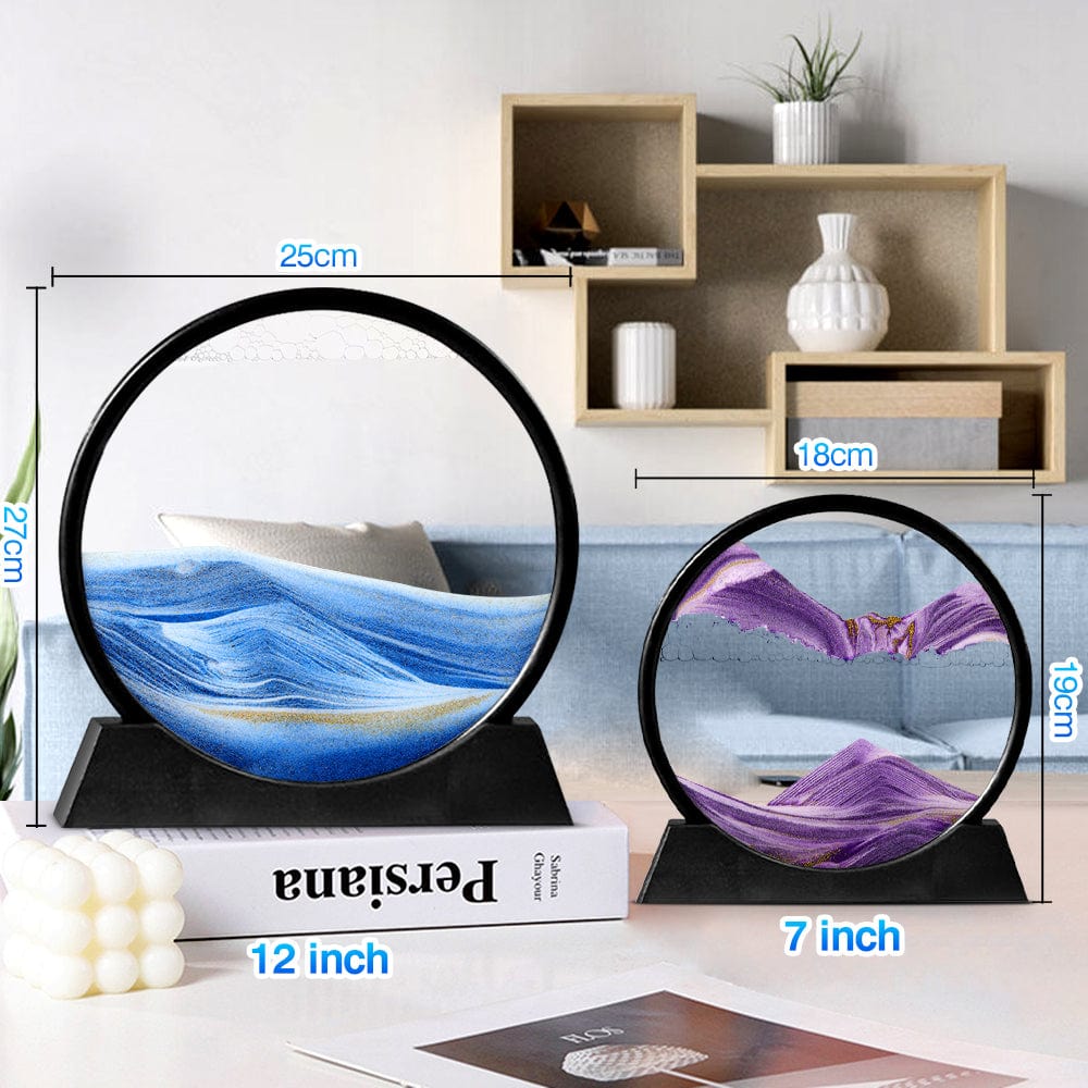 Cadre de Sable en 3D - Art Mouvant et Décoratif