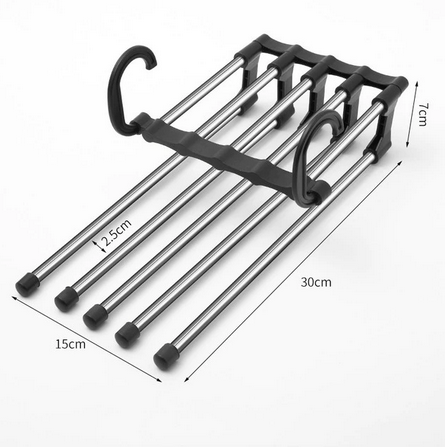 Cintre multifonction rétractable - Rangement optimisé