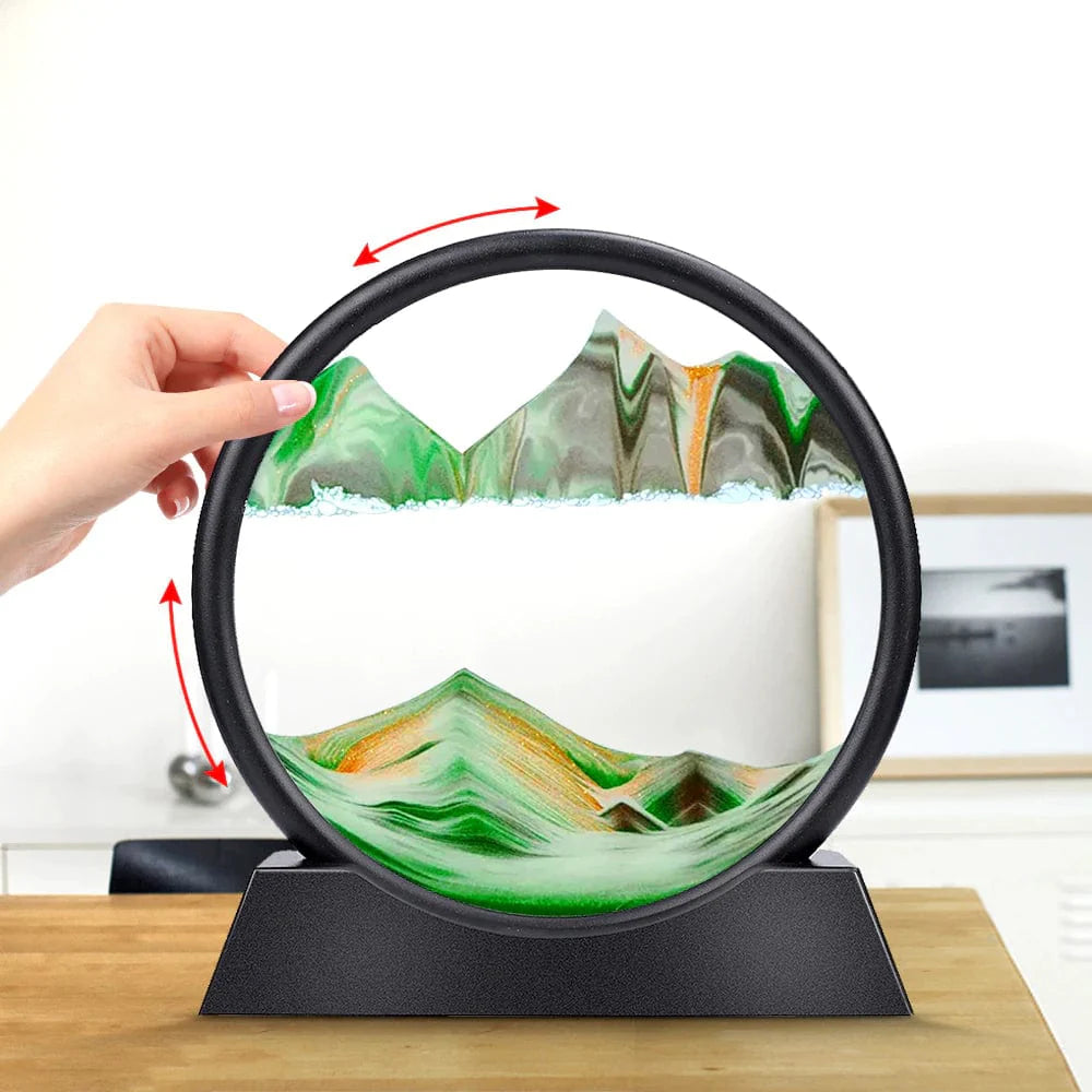 Cadre de Sable en 3D - Art Mouvant et Décoratif