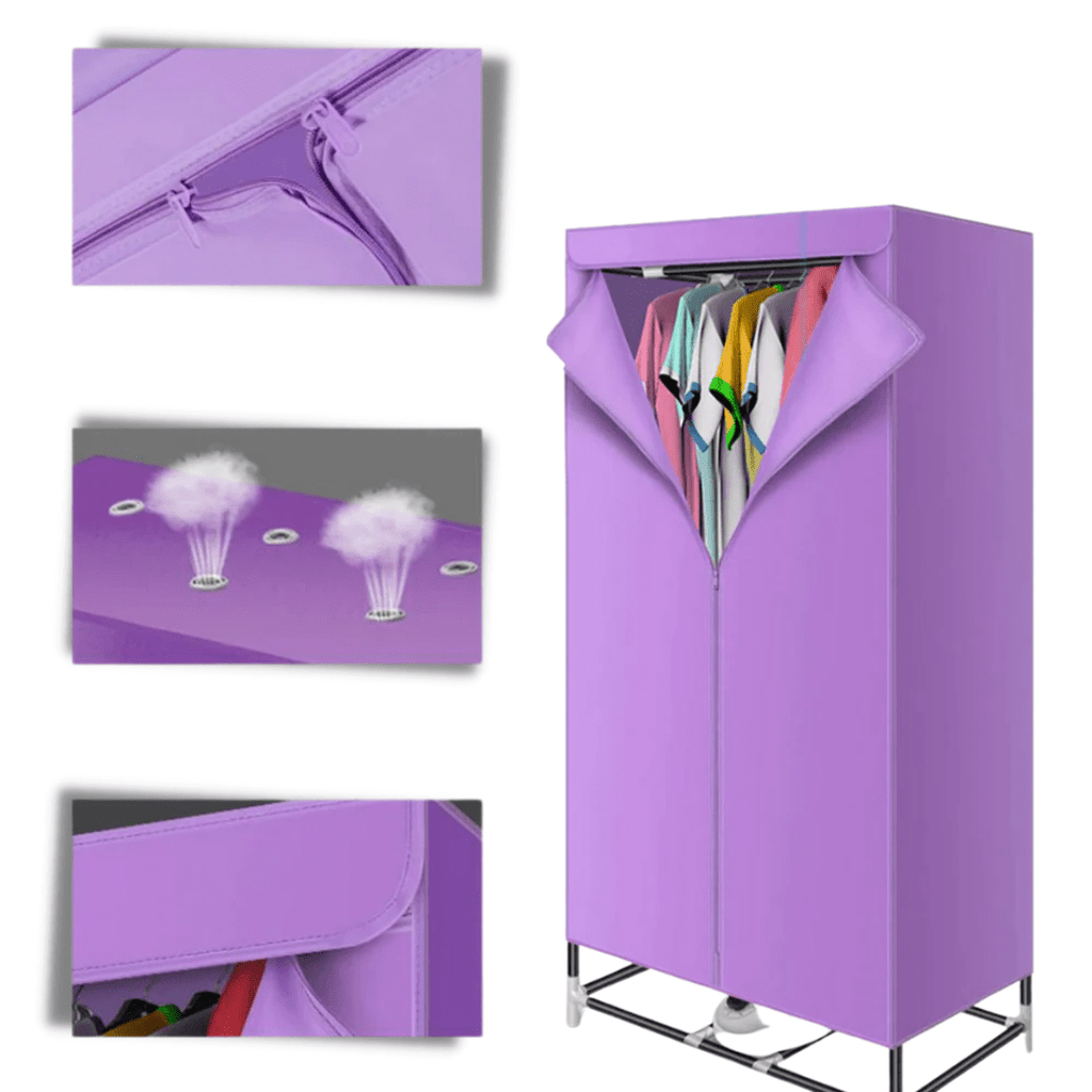 Sèche-Linge Portable à Air Chaud 900W - Solution Pratique pour Séchage Rapide