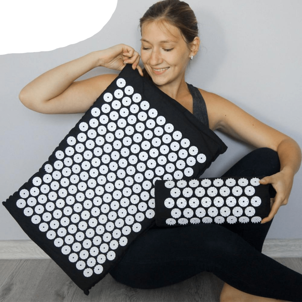 Tapis de Massage Acupression Relaxant avec Coussin Offert