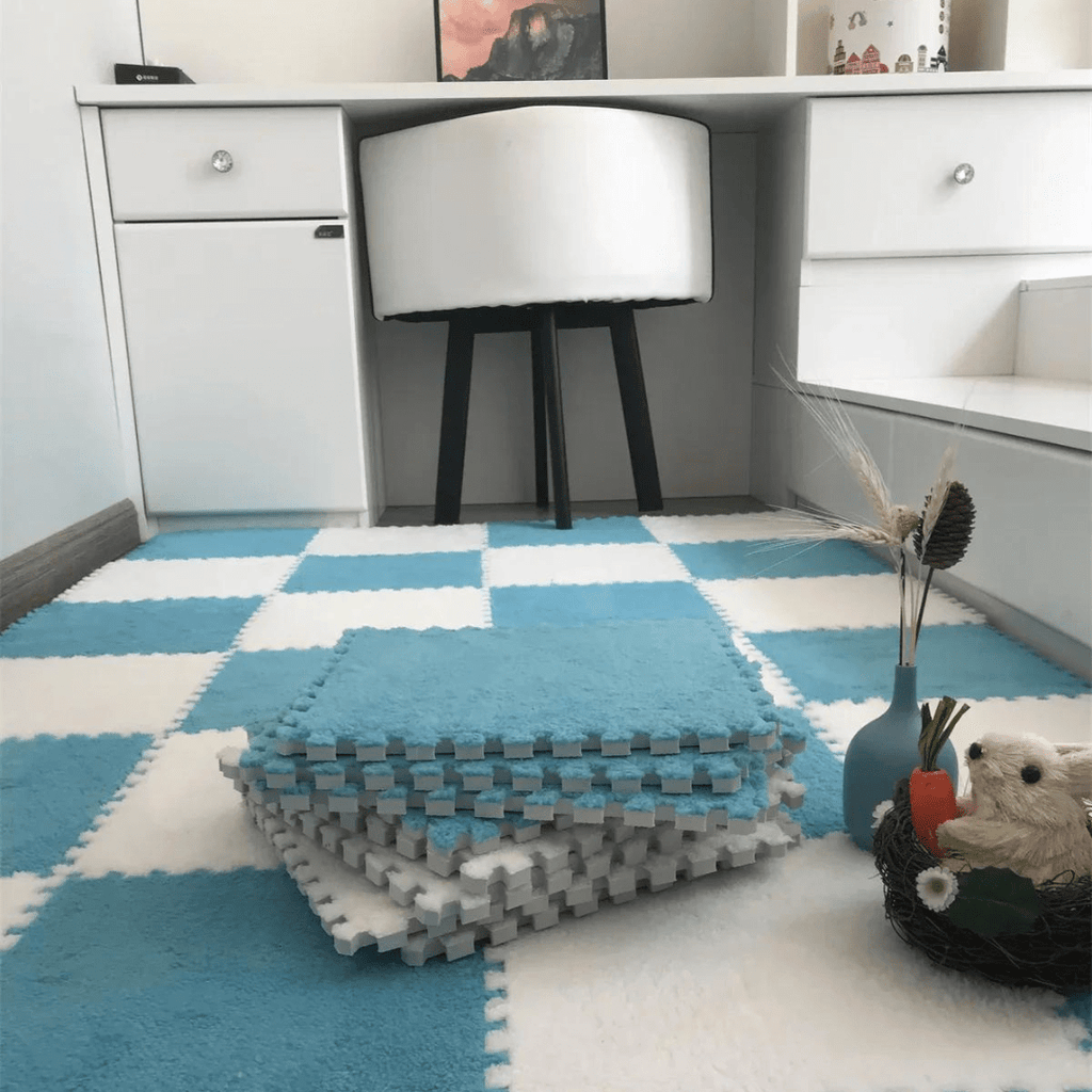 Carreaux de Mousse Emboîtables Ultra-Moelleux pour Enfants