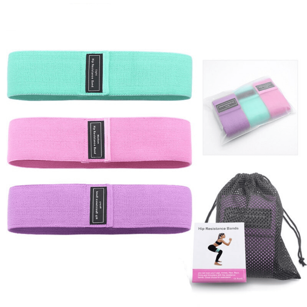 Bandes élastiques en tissu haute résistance pour fitness