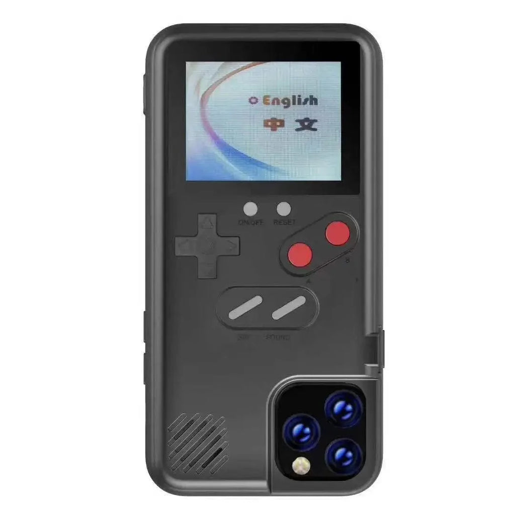 Coque Retro-Gaming pour iPhone avec 36 Jeux Intégrés