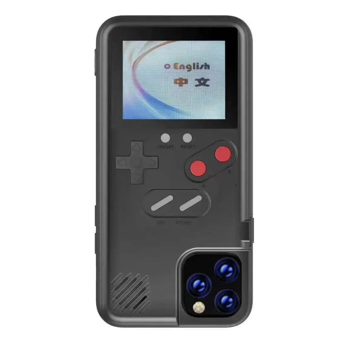 Coque Retro-Gaming pour iPhone avec 36 Jeux Intégrés